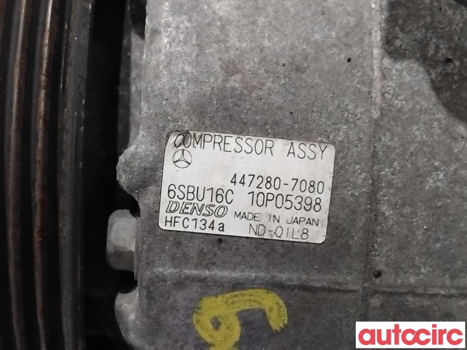 Aircondition kompressor til Mercedes GLK 2008-2015 (X204) (X204) (MERCEDES|A0008302600|447280-7080|A0008307400)