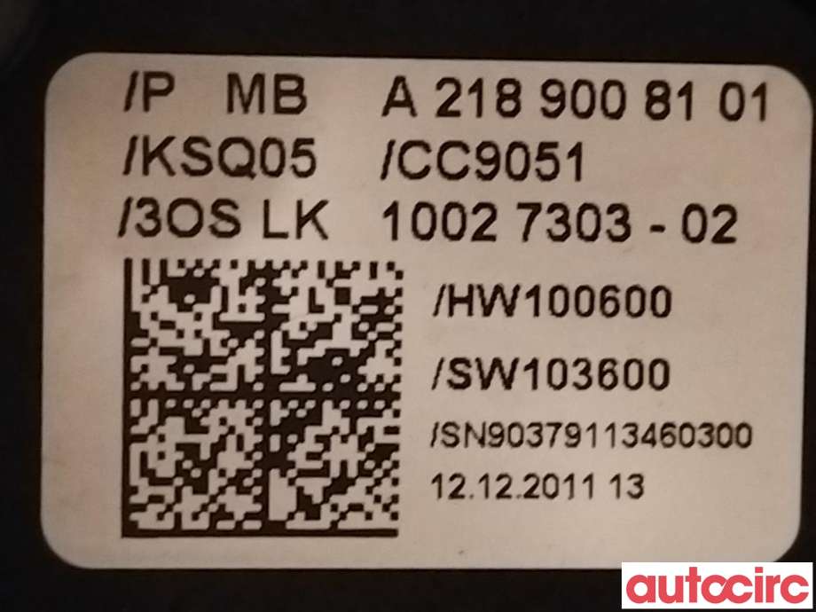 Bryter combi til Mercedes CLS 2011-2017 (C218) (C218) (MERCEDES|A2189008101)