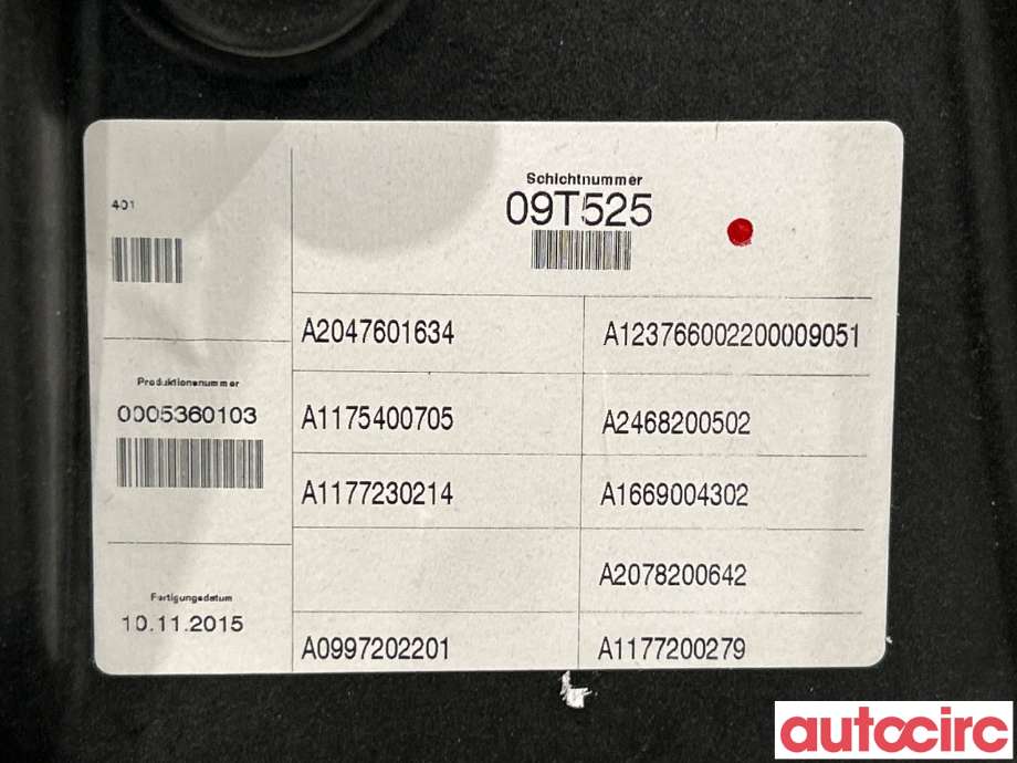 Ruteheis høyre foran til Mercedes CLA 2013-2019 (C117) (C117) (MERCEDES|A1177209900|A1177200279)