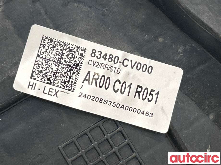 Ruteheis høyre bak til Kia EV6 2021-->>  (KIA|83480-CV000|AR00C01R051)