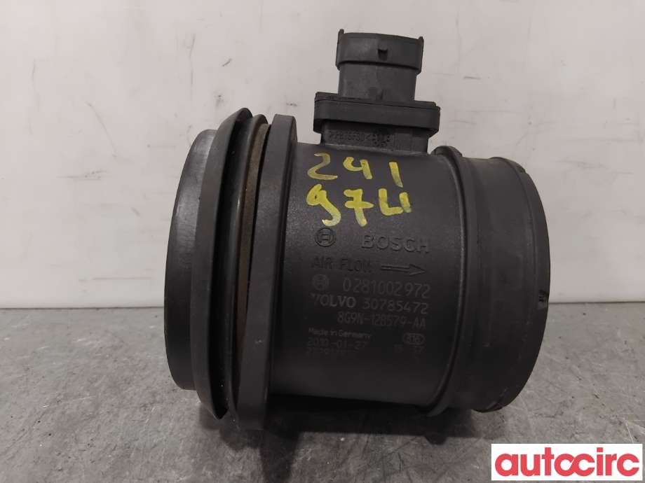 Luftmengde/luftmassemåler til Volvo XC60 2008-2013 (Type I, Fase 1)  (VOLVO|31361223|0281002972|30785472)