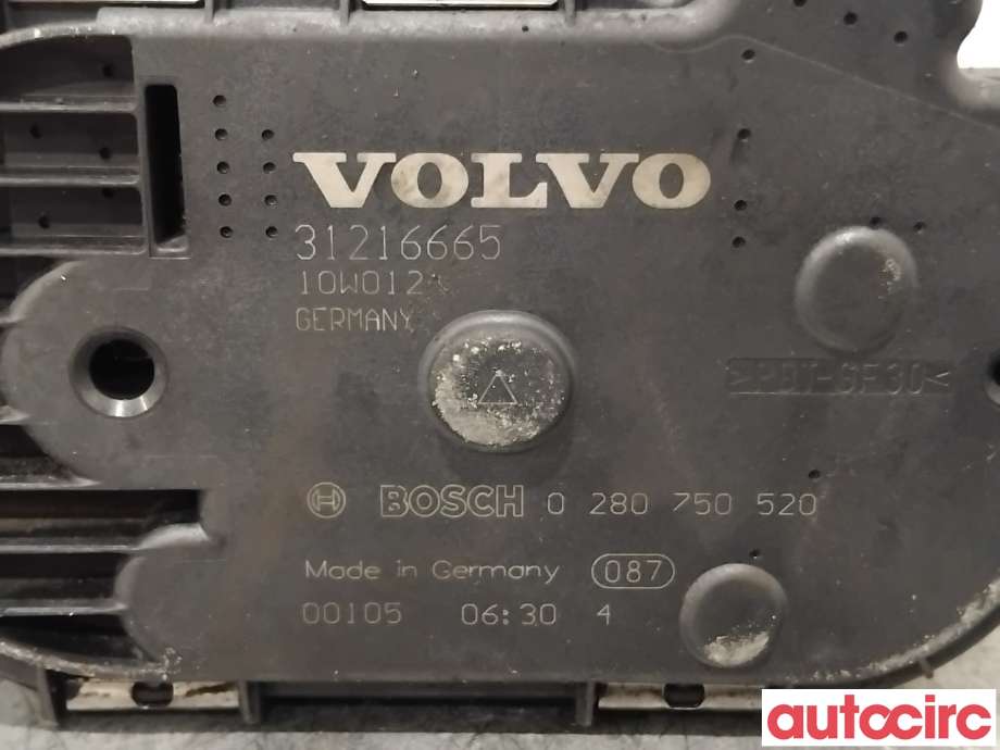 Spjeldhus til Volvo XC60 2008-2013 (Type I, Fase 1)  (VOLVO|31216665|0280750520)