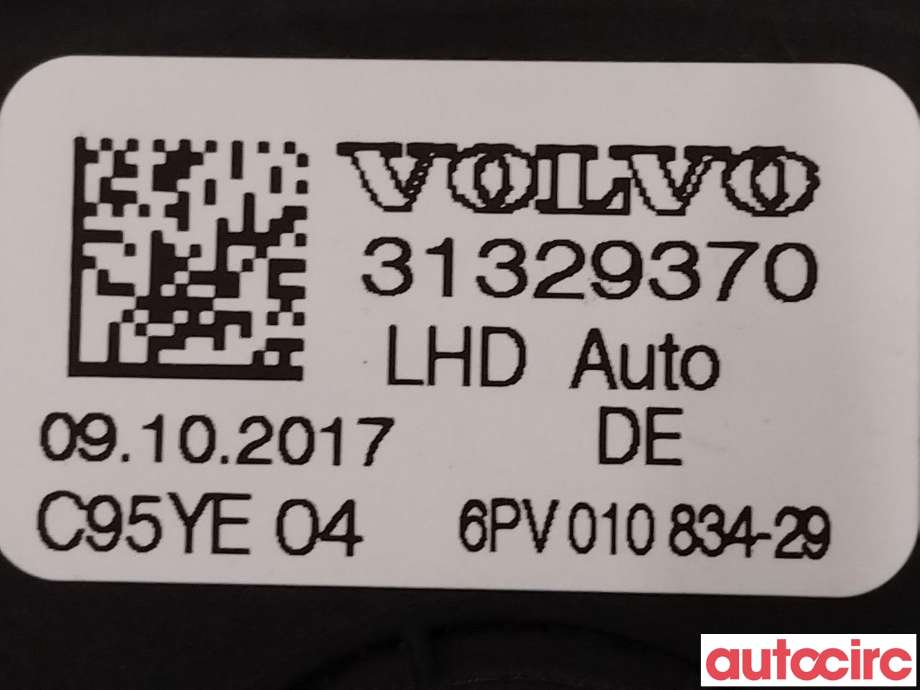 Pedal gass til Volvo V60/V60 CC 2013-2018 (Type I, Fase 2)  (VOLVO|31329058|31329370)