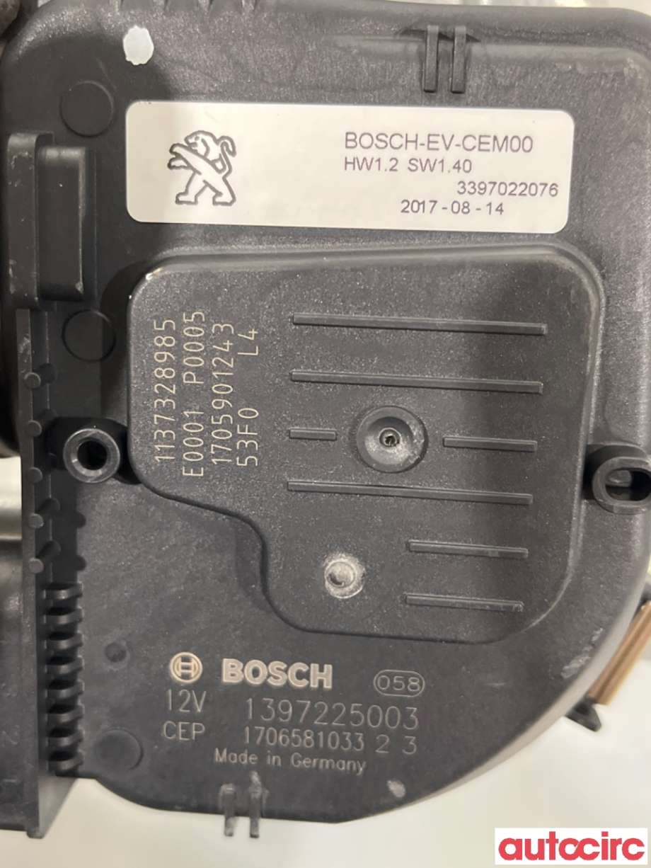 Viskermotor frontrute til Peugeot 5008 2017-->> (Type II)  (PEUGEOT|9810989580|1397225003|9824762480)