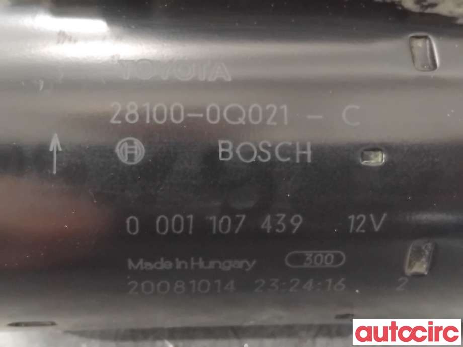 Starter til Citroën C1 2006-2014 (Type I) (CITROEN|5802EZ|0001107439|5802EY)