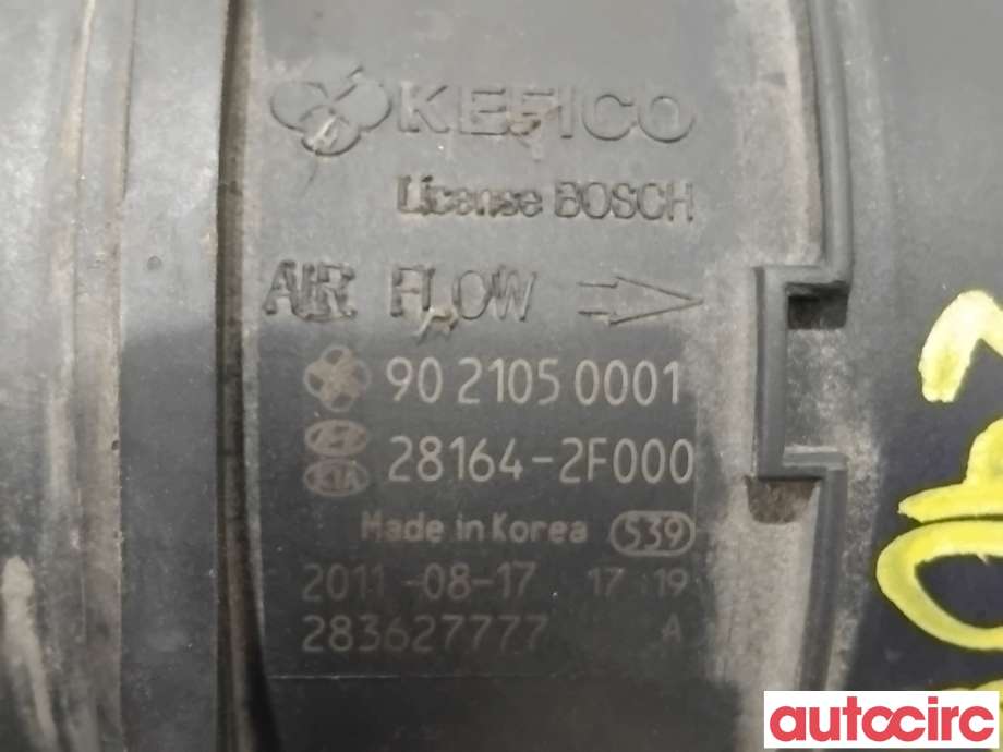 Luftmengde/luftmassemåler til Kia Sportage 2010-2016 (Type III)  (KIA|281642F000|9021050001|28164-2F000)