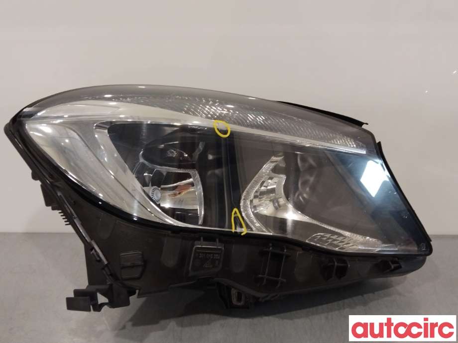 Frontlykt høyre halogen til Mercedes GLA 2014-2020 (X156) (X156) (MERCEDES|A1569061200)