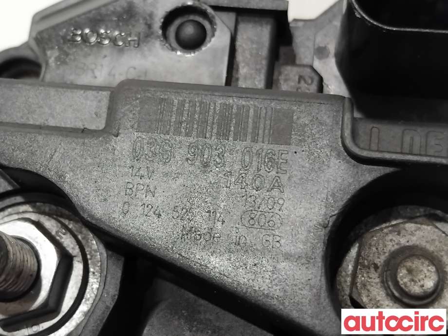 Dynamo til Audi A4 2007-2014 (Type IV) (B8) (B8) (AUDI|03G903016EX|0124525114|03G903016E)