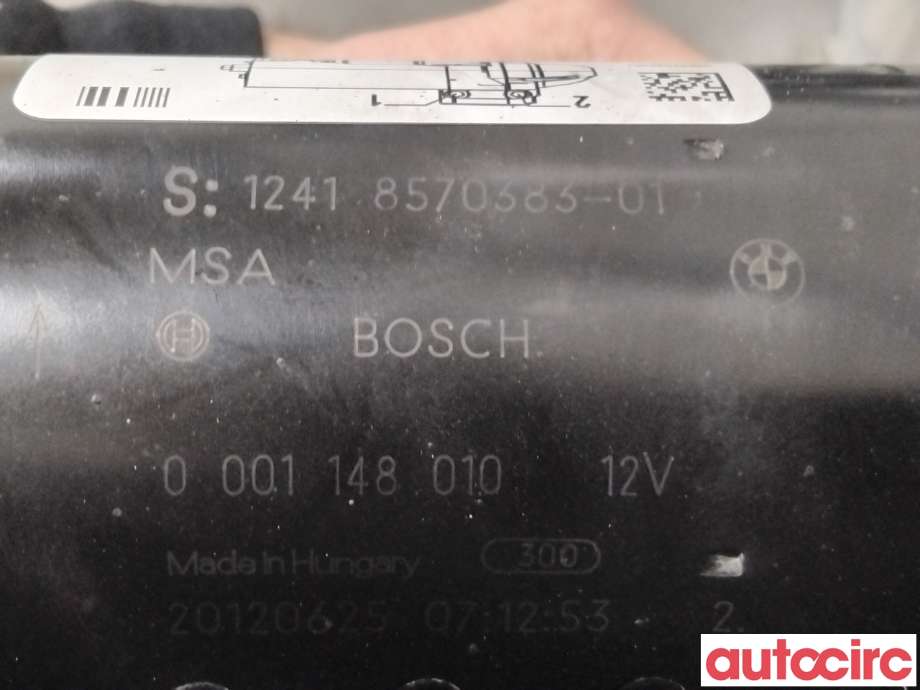 Starter diesel til BMW X1 2009-2015 (E84) (E84) (BMW|12418570238|0001148010|12418570383)