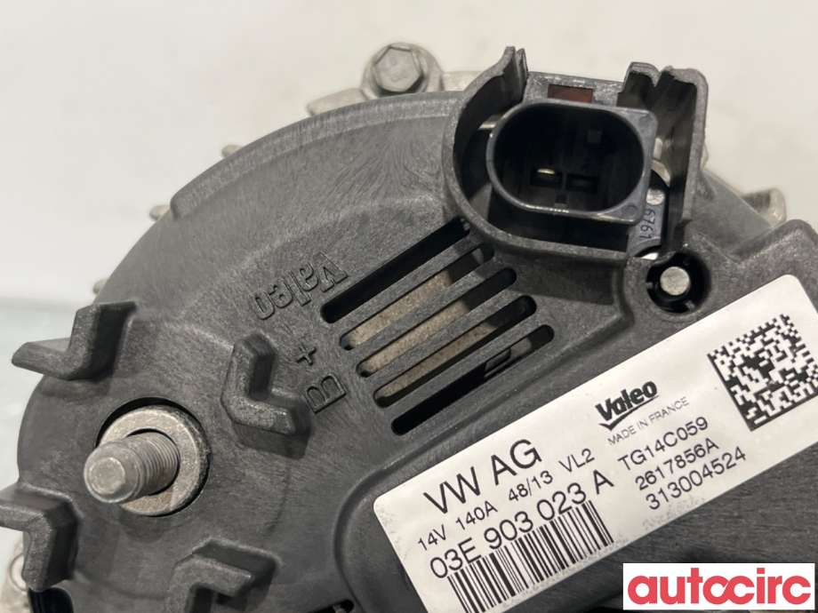Dynamo til VW Polo 2014-2017 (Type V, Fase 2)  (VOLKSWAGEN|03E903023AX|TG14C059|03E903023A)