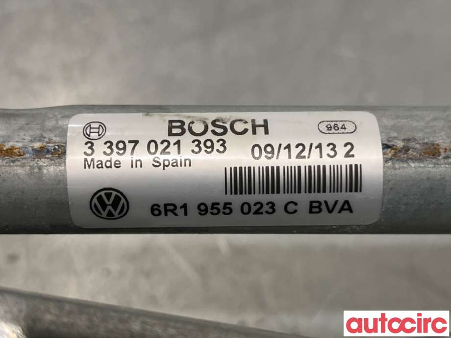 Viskermotor frontrute til VW Polo 2014-2017 (Type V, Fase 2)  (VOLKSWAGEN|6R1955023C|0390241566)