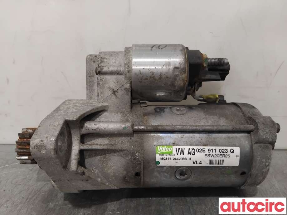 Starter diesel til VW Passat 2011-2015 (B7) (B7) (VOLKSWAGEN|02E911023QX|ESW20ER25|02E911023Q)