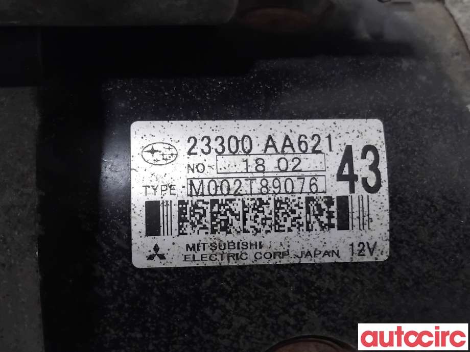 Starter diesel til Subaru Forester 2008-2013 (Type III)  (SUBARU|23300AA621|M002T89076)