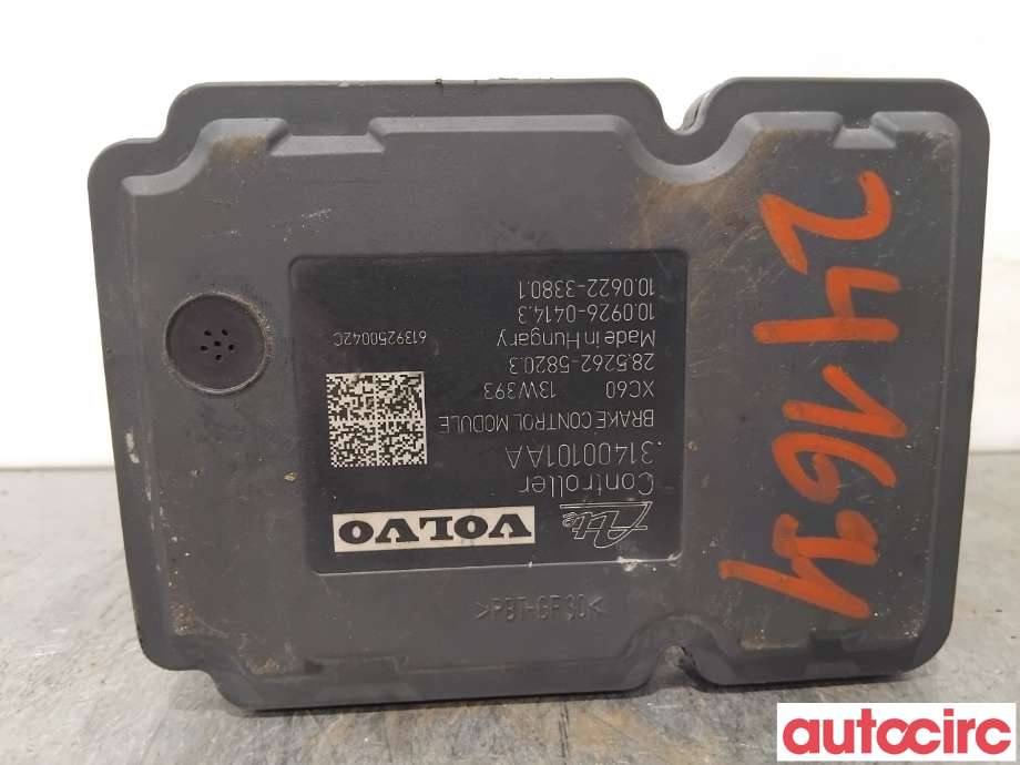 ABS sentral til Volvo V60/V60 CC 2013-2018 (Type I, Fase 2)  (VOLVO|31400546|100212-09544|31400101)