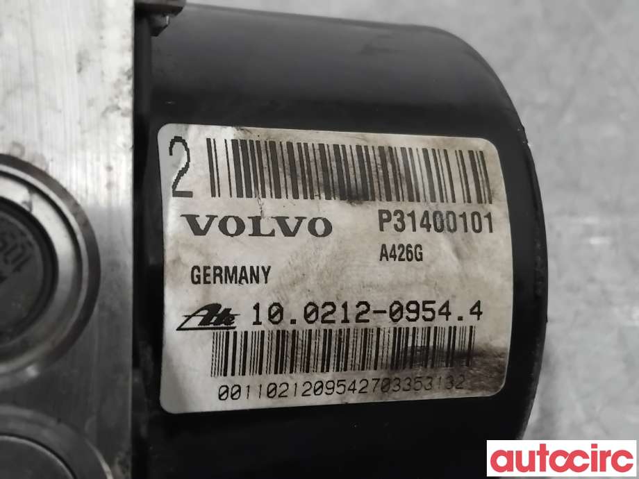 ABS sentral til Volvo V60/V60 CC 2013-2018 (Type I, Fase 2)  (VOLVO|31400546|100212-09544|31400101)