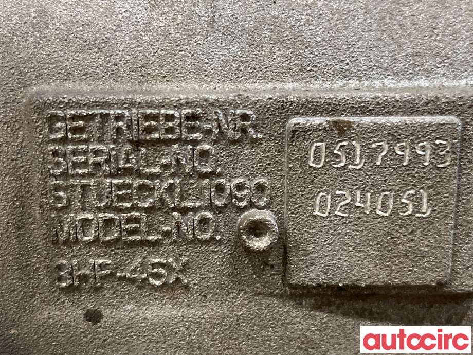 Girkasse automat til BMW 5-Serie 2010-2017 (F10/F11) (F10/F11) (BMW|24008615600|GA8HP45X|24007642240)
