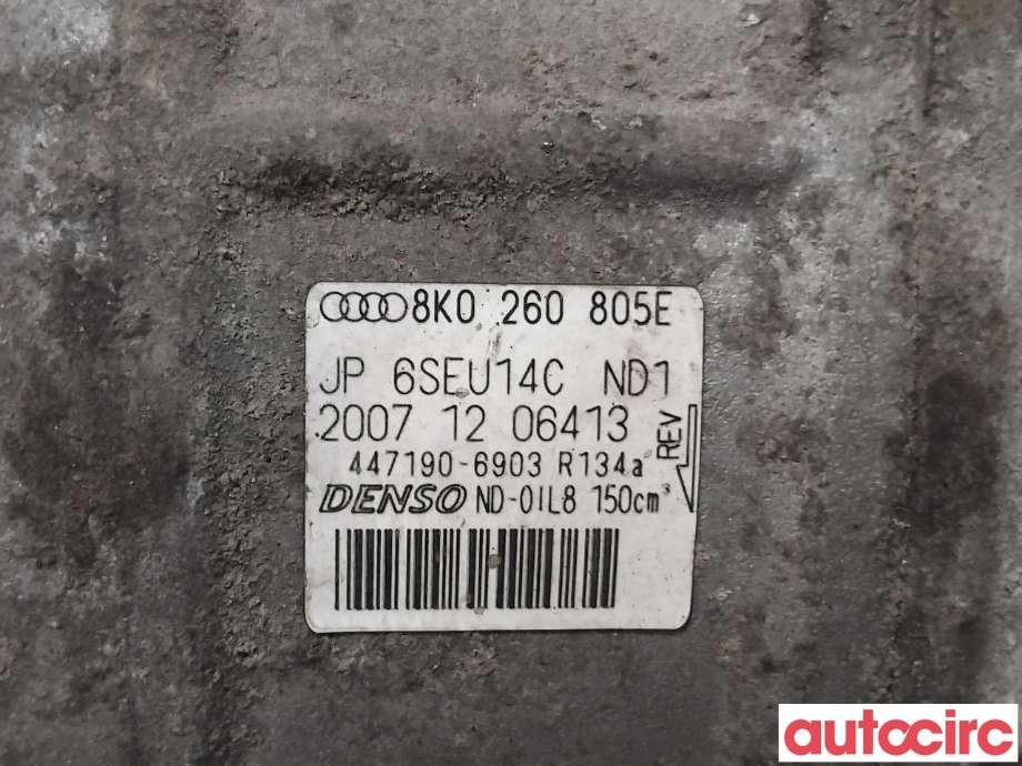 Aircondition kompressor til Audi A5 2007-2016 (Type I)  (AUDI|8K0260805L|447190-6903|8K0260805E)