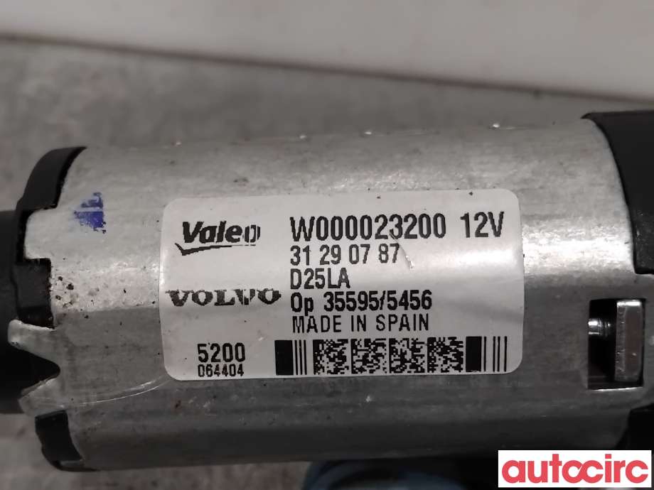 Viskermotor bakrute til Volvo V70 2007-2013 (Type III, Fase 1)  (VOLVO|31290787|W000023200)