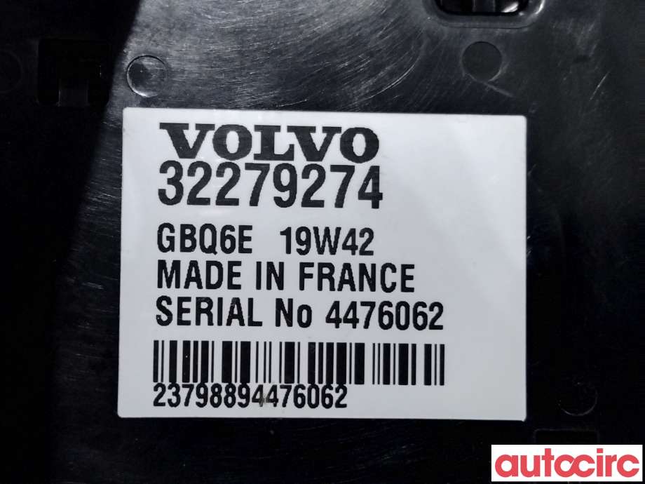 Dashbord telefon til Volvo V60 / V60 CC 2018-->> (Type II)  (VOLVO|32279274|)