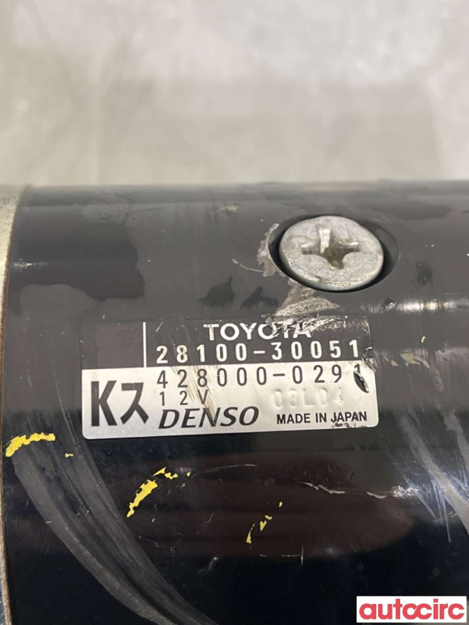 Starter diesel til Toyota Hiace 2007-2012 (Fase 3)  (TOYOTA|2810030051|428000-0291|28100-30051)