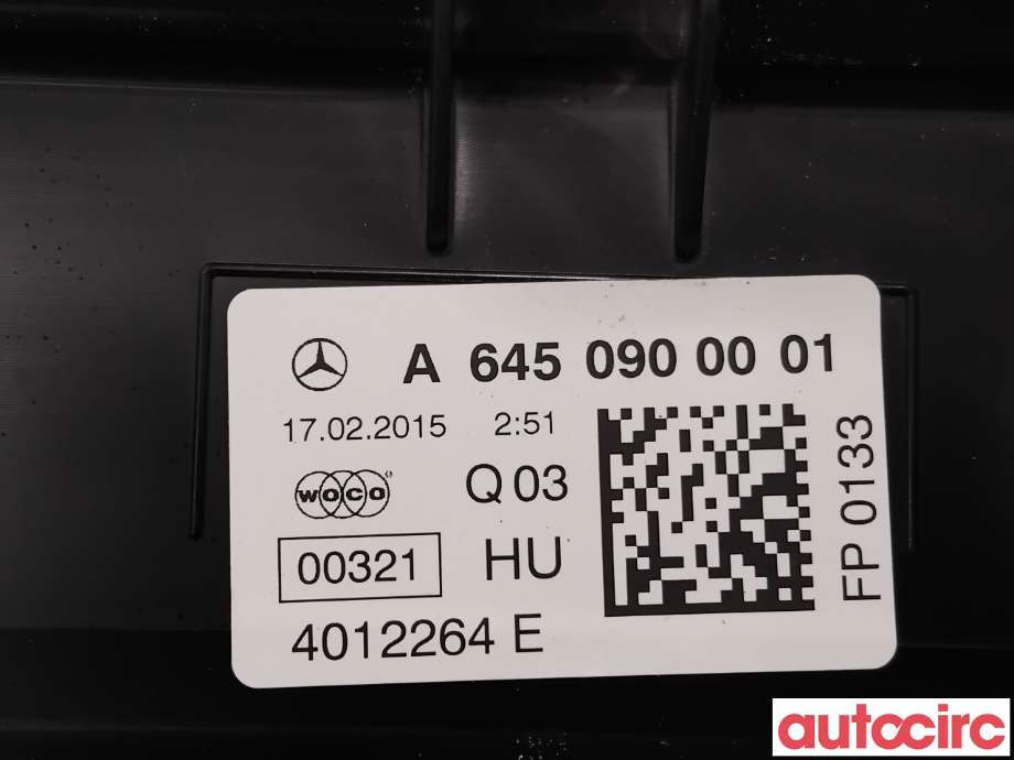 Luftfilterboks til Mercedes GLA 2014-2020 (X156) (X156) (MERCEDES|A6450900001|)