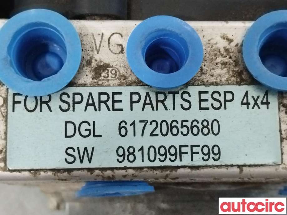 ABS sentral til Citroën Jumpy 2007-2016 (Type II)  (CITROEN|9821150280|1682596780|0265259449)