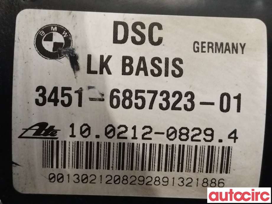 ABS sentral til BMW 3-Serie 2012-2018 (F30/F31/F34) (F30/F31/F34) (BMW|34512460453|100212-08294|6857324)