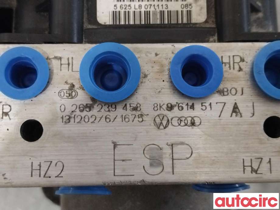 ABS sentral til Audi A4, Allroad 2009-2016 (Type I) (B8) (B8) (AUDI|8K9614517AL|0265239458|8K9614517AJ)