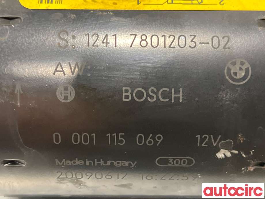 Starter diesel til BMW 3-Serie 2005-2011 (E90/E91/E92/E93) (E90/E91/E92/E93) (BMW|12418570238|0001115069|12417801203)