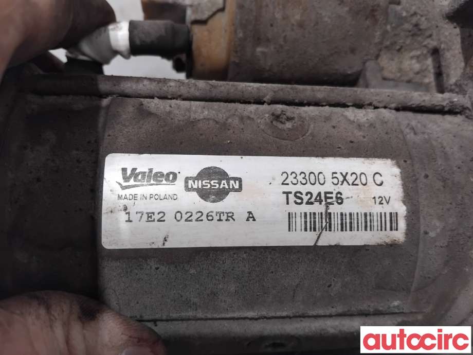 Starter diesel til Nissan Pathfinder 2010-2014 (Fase 2) (R51) (R51) (NISSAN|233005X20C|TS24E6)