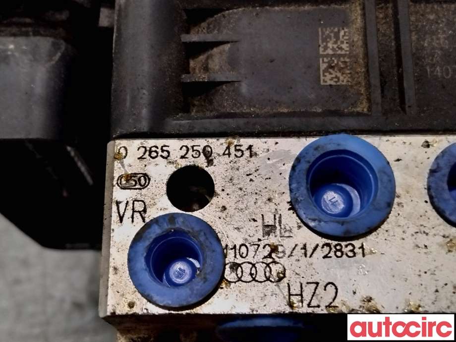 ABS sentral til Audi A6 2011-2014 (Type IV, Fase 1) (C7) (C7) (AUDI|4G0614517P|0265250451|4G0614517R)