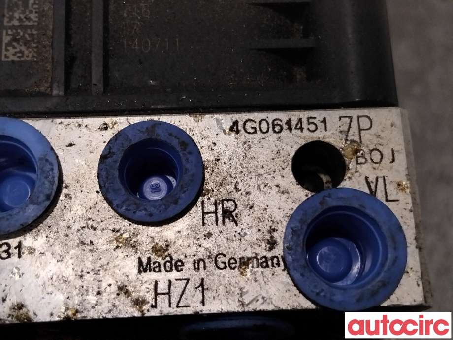 ABS sentral til Audi A6 2011-2014 (Type IV, Fase 1) (C7) (C7) (AUDI|4G0614517P|0265250451|4G0614517R)