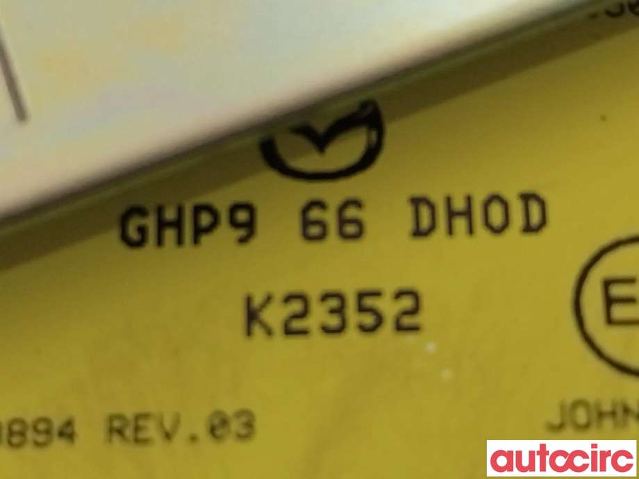 Styreenhet bluetooth til Mazda 6 2013-2015 (Type III, Fase 1)  (MAZDA|GHP9-66-DH0H|GHP9-66-DH0D)