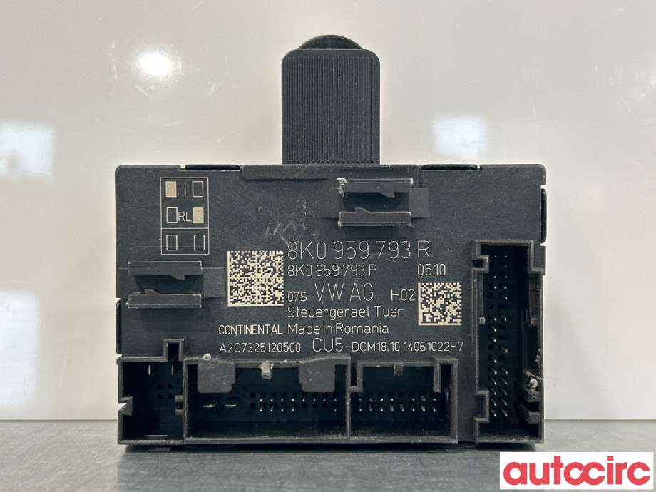 Styreenhet dør venstre foran til Audi A4 2007-2014 (Type IV) (B8) (B8) (AUDI|8K0959793R|)