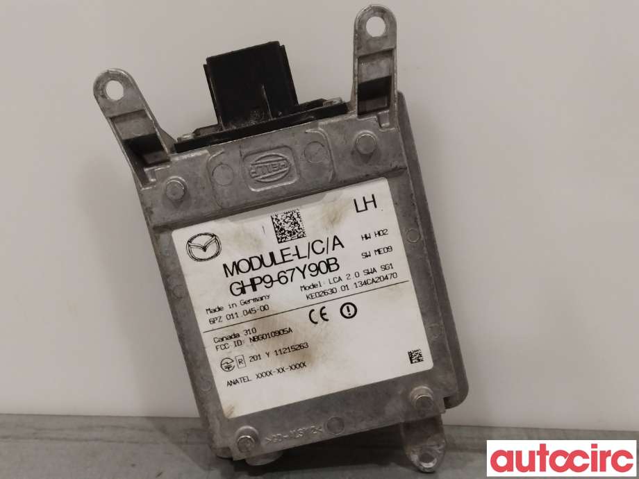Sensor radar til Mazda 6 2013-2015 (Type III, Fase 1)  (MAZDA|GHP9-67-Y90C|GHP9-67-Y90B)