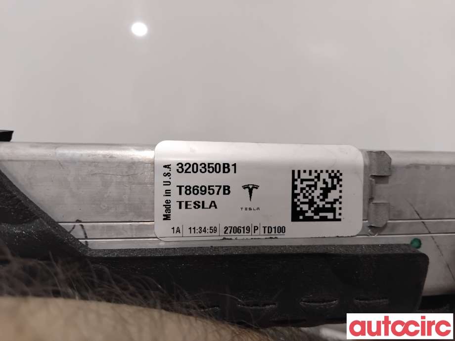 Varmeapparat register til Tesla Model 3 2018-2023 (Fase 1) (TESLA|NO NR|320350B1|)