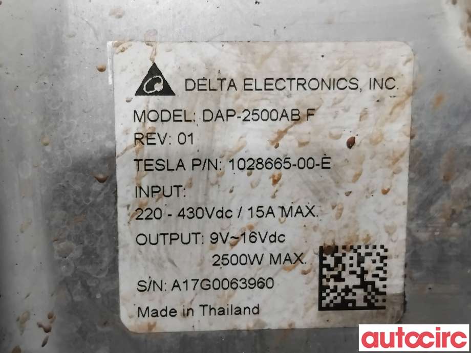 DCDC converter hybrid til Tesla Model S 2016-2021 (Fase 2)  (TESLA|1028665-00-E|DAP-2500ABF)