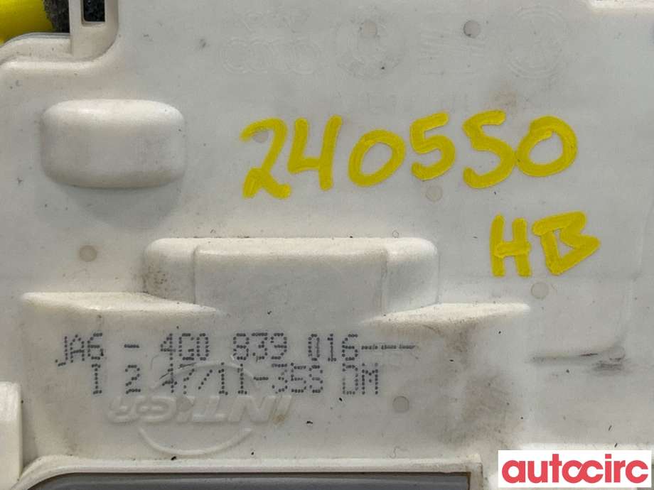 Låsekasse høyre bak til Audi A6 2011-2014 (Type IV, Fase 1) (C7) (C7) (AUDI|4G0839016|)