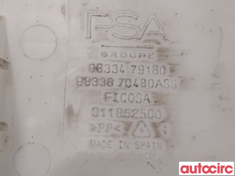 Spylertank til Citroën C4, Spacetourer 2019-->>  (CITROEN|9834479180|311852500)