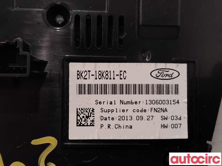 Bryter diverse til Ford Transit Custom 2013-2023 (Type I)  (FORD|2190668||BK2T-18K811-EC)