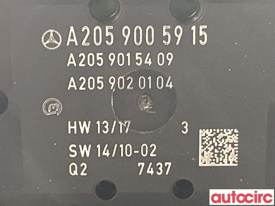 Bilstereo diverse til Mercedes GLC 2015-2022 (X253) (X253) (MERCEDES|A2059006115|A2059005915)