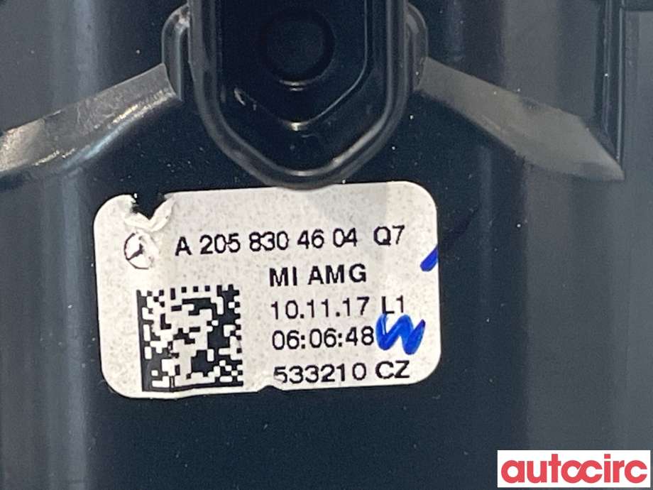 Dashbord friskluftdyse til Mercedes GLC 2015-2022 (X253) (X253) (MERCEDES|A2058304604)
