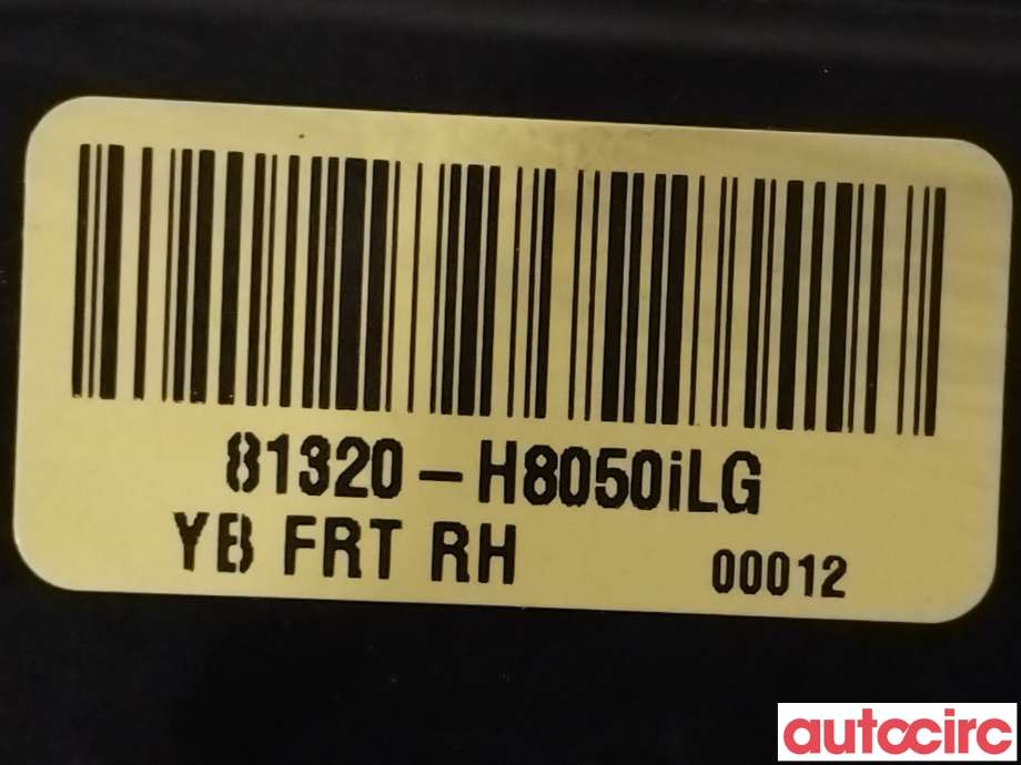 Låsekasse høyre foran til Kia Rio 2017-->> Type IV  (KIA|81320H8050|81320-H8050ILG)