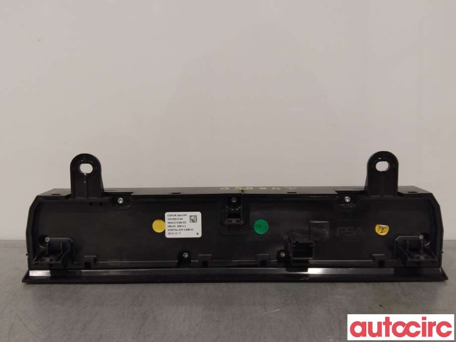 Varmeapparat betjening til Citroën C4, Spacetourer 2019-->> (CITROEN|9844375580|9831632980)