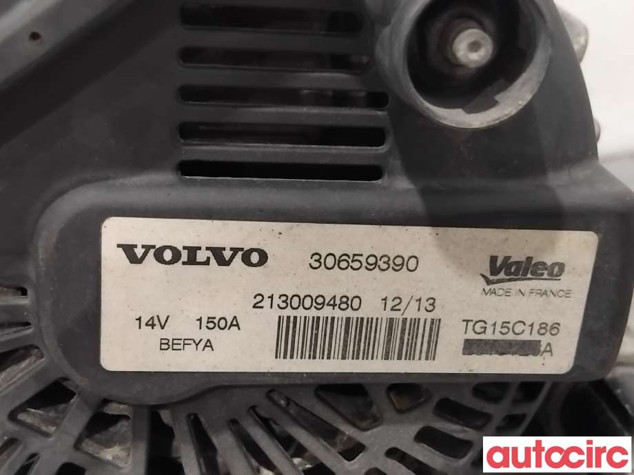 Dynamo til Volvo V60 2010-2013 (Type I, Fase 1)  (VOLVO|36012505|TG15C186|30659390)