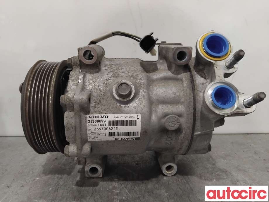 Aircondition kompressor til Volvo V60 2010-2013 (Type I, Fase 1)  (VOLVO|36002867|SD7V161855|31369699)