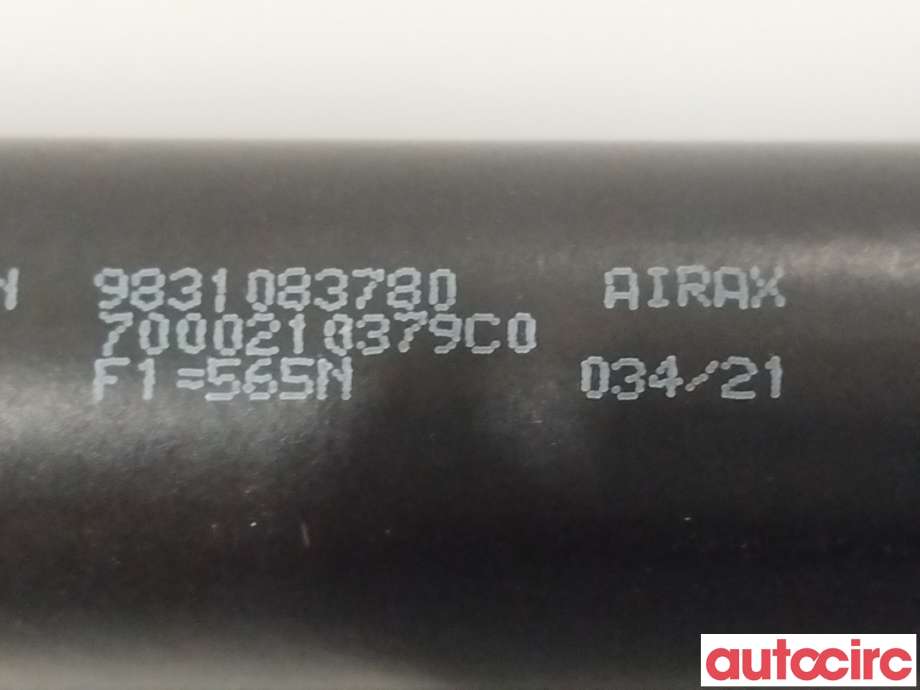 Baklukedemper til Citroën C4, Spacetourer 2019-->>  (CITROEN|9831083780)