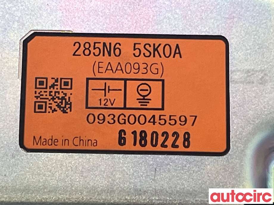 Styreenhet diverse til Nissan Leaf 2018-->> (Type II)  (NISSAN|285N65SK0A)