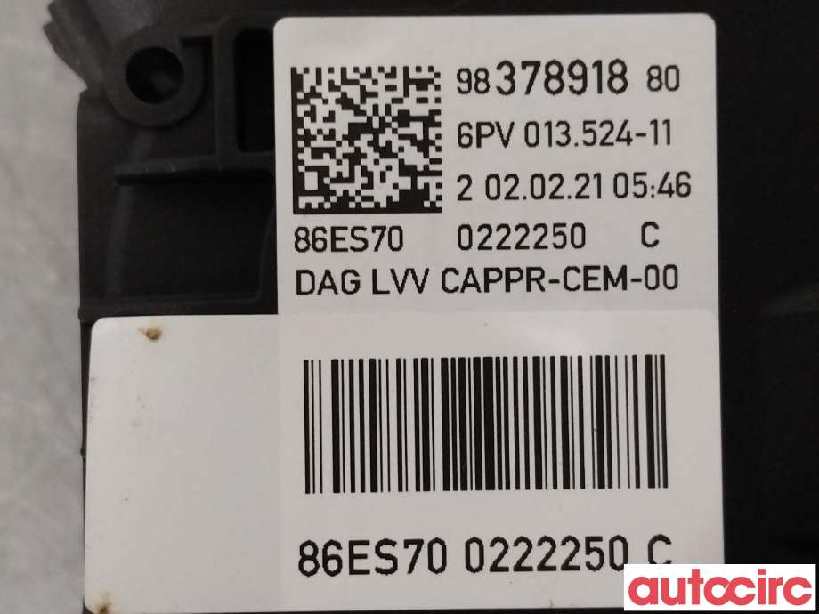Pedal gass til Citroën C4, Spacetourer 2019-->>  (CITROEN|9827704480|9837891880)