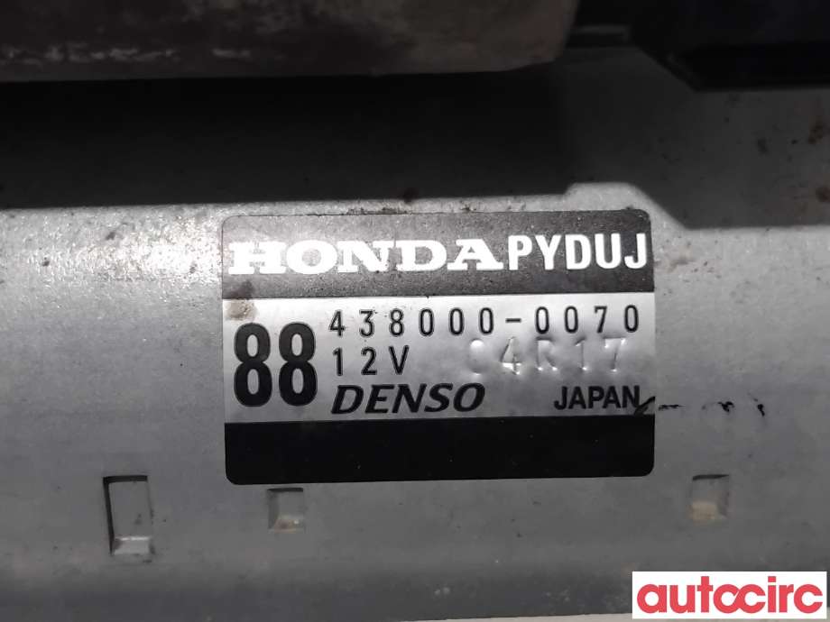 Starter diesel til Honda Civic 2012-2015 (Type IX, Fase 1) (HONDA|31200-RZ0-G01|438000-0070|PYDUJ)